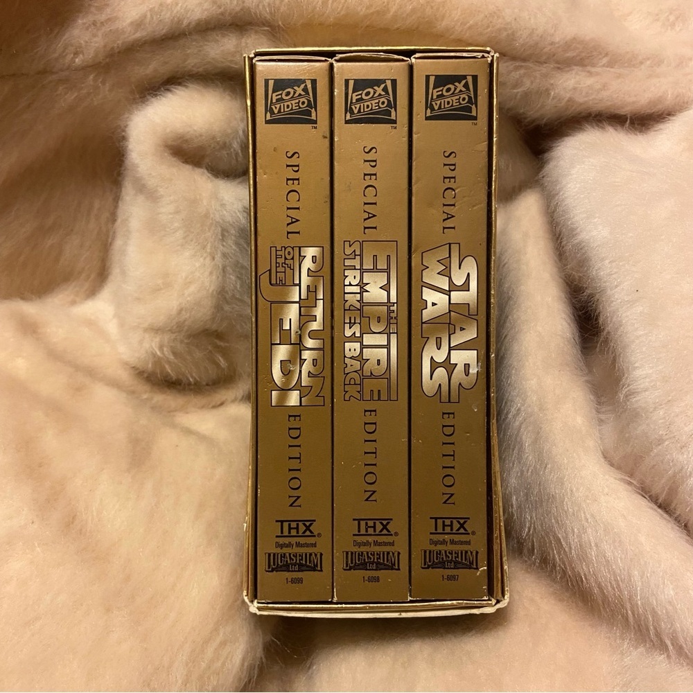 Star Wars Triology VHS movie set 1997 Darth Vader special edition collectors